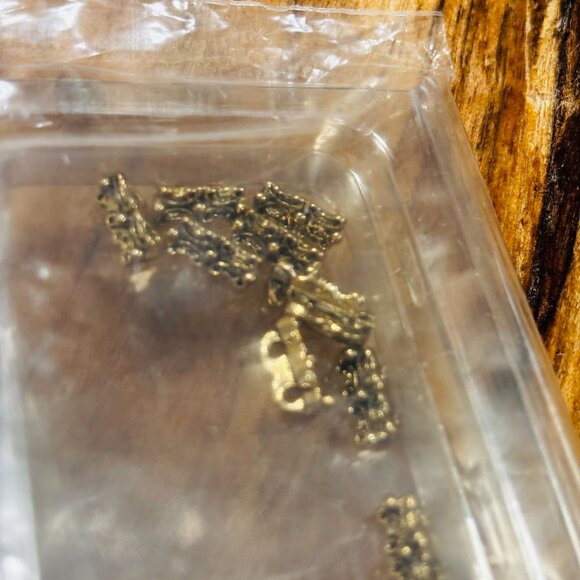 Pewter Spacers and Rondelle (Antique Pewter and Atq Gld) Beads Jewelry Crafts - Picture 8 of 9